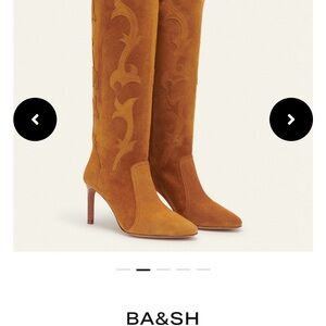 ba&sh Women's Brown Heeled Boots